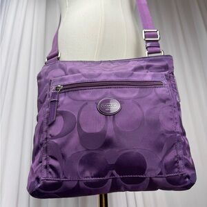 Vintage Coach Getaway Signature Crossbody